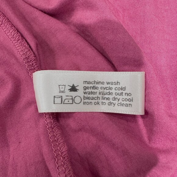 Three Dots Tank Top Pink Womens Size Small Long Tall Sleeveless - Picture 6 of 6